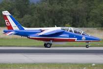 France - Air Force - Patrouille de France, E114, F-TERR, Dassault/Dornier, Alpha Jet E, 02.08.2009, BSL, Basel, Switzerland 

