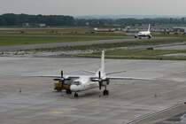 Auch diese (Hungarian City Liner?) Antonov 26b musste wegen des Unwetters am 21. Juni von Wien nach Linz umgeleitet werden.