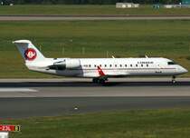 Cimber Air, OY-MBI, Bombardier CRJ-200 LR, 2008.09.26, DUS, Dsseldorf, Germany