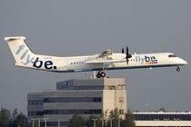 Flybe, G-ECOJ, Bombardier, Dash-8-402, 19.09.2009, AMS, Amsterdam, Niederlande 

