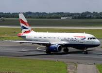 British Airways, G-EUPH, Airbus A 319-100, 2007.08.03, DUS, Dsseldorf, Germany