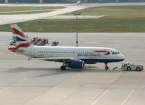 British Airways, G-EUPS, Airbus A 319-100, 2009.09.25, STR, Stuttgart, Germany