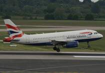 British Airways, G-EUPT, Airbus A 319-100, 2008.05.22, DUS, Dsseldorf, Germany