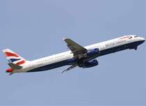 British Airways, G-EUXE, Airbus A 321-200, 2008.06.02, DUS, Dsseldorf, Germany