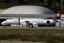 Darwin Airlines, HB-IZZ, Saab, 2000, 03.10.2009, LUG, Lugano, Switzerland 

