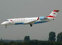 Austrian Arrows, OE-LCL, Bombardier CRJ-200 LR (Oslo), 2009.09.09, DUS, Dsseldorf, Germany
