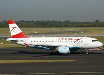Austrian, OE-LDD, Airbus A 319-100 (Moscow), 2009.09.09, DUS, Dsseldorf, Germany
