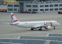 Arkia Israeli Airlines, 4X-EMA, Embraer RJ-195 LR, 2009.06.27, MUC, Mnchen, Germany