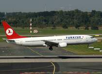 Turkish Airlines, TC-JFV, Boeing 737-800 wl (Tuncelli), 2008.09.26, DUS, Dsseldorf, Germany