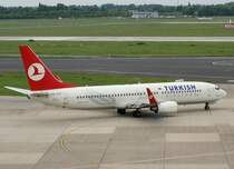 Turkish Airlines, TC-JGY, Boeing 737-800 wl (Manavgat), 2009.05.13, DUS, Dsseldorf, Germany