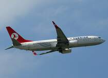 Turkish Airlines, TC-JHF, Boeing 737-800 wl (Ayvalik), 2009.05.13, DUS, Dsseldorf, Germany