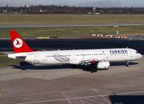 Turkish Airlines, TC-JRD, Airbus A 321-200 (Balikesir), 2009.02.09, DUS, Dsseldorf, Germany