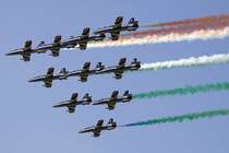 Italy - Air Force,( Frecce Tricolori ), Aermacchi, MB-339PAN, 04.10.2009, LIMN, Cameri, Italy 
