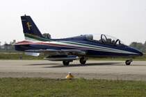 Italy - Air Force,( Frecce Tricolori ), MM54477, Aermacchi, MB-339PAN, 04.10.2009, LIMN, Cameri, Italy

