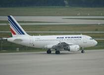 Air France, F-GUGH, Airbus A 318-100, 2009.06.27, MUC, Mnchen, Germany