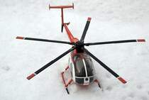 Hughes 369 D ( 500 D ), Schneelandung bei Euskirchen - 16.01.2010