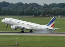 Air France Regional, F-HBLA, Embraer RJ-195 LR, 2008.08.31, DUS, D�sseldorf, Germany