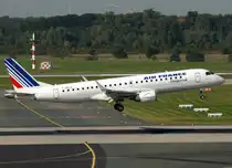 Air France Regional, F-HBLB, Embraer RJ-195 LR, 2008.09.26, DUS, D�sseldorf, Germany