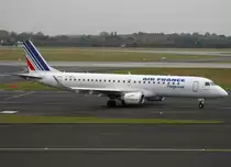 Air France Regional, F-HBLC, Embraer RJ-195 LR, 2009.10.24, DUS, D�sseldorf, Germany