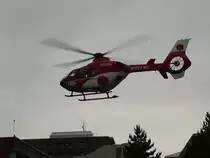 Ein EC 135 des DRF beim Start in Langensteinbach am 26.05.09