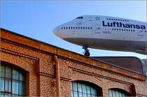 Die Boeing 747-230  Schleswig-Holstein  der Lufthansa. 17.12.2005 (Jonas)