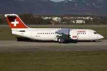 Swiss, HB-IYY, BAe, ARJ-100, 25.11.2009, GVA, Geneve, Switzerland 

