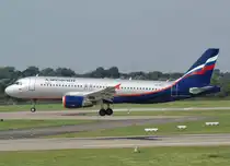 Aeroflot, VP-BZO, Airbus A 320-200 (V. Behring), 2008.08.31, DUS, D�sseldorf, Germany