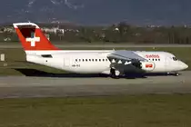 Swiss, HB-IYZ, BAe, ARJ-100, 25.11.2009, GVA, Geneve, Switzerland 

