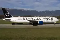 United Airlines, N653UA, Boeing, B767-322ER, 25.11.2009, GVA, Geneve, Switzerland 


