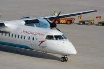 Austrian arrows Dash 8 - 314 (OE-LTP) vor dem Flug nach Wien