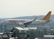 Pegasus Airlines, TC-AAO, Boeing 737-800 wl, 2009.09.25, STR, Stuttgart, Germany