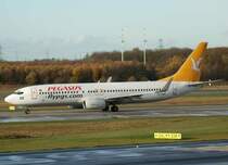 Pegasus Airlines, TC-AAP, Boeing 737-800 wl, 2009.11.14, DUS, Dsseldorf, Germany