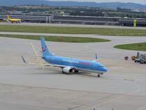 D-AHFN(Hapagfly) im Flughafen/Airport-Stuttgart. Aufgenommen am 3.Juli 2007