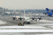 Air Contractors Lockheed L-100-30 Hercules in Dsseldorf 13.2.2010