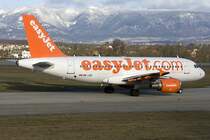 EasyJet, HB-JZG, Airbus, A319-111, 02.01.2010, GVA, Geneve, Switzerland 

