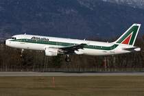 Alitalia, I-BIKG, Airbus, A320-214, 02.01.2010, GVA, Geneve, Switzerland 

