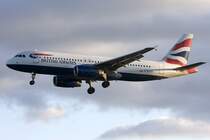 British Airways, G-EUUF, Airbus, A320-232, 02.01.2010, GVA, Geneve, Switzerland 
