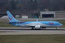 TUI Airways, G-TUMF, Boeing B737-8MAX, msn: 44599/7395,  Malaga , 09.März 2024, GVA Genève, Switzerland.