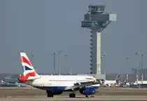 British Airways, Airbus A 319-131, G-EUPK, BER, 08.03.2024