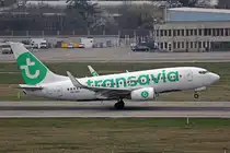 Transavia, PH-XRX, Boeing B737-7K2, msn: 33464/1299, 09.März 2024, GVA Genève, Switzerland.