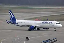 Aegean Airlines, SX-NAB, Airbus A321-271NX, msn: 9575, 09.März 2024, GVA Genève, Switzerland.