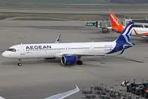 Aegean Airlines, SX-NAB, Airbus A321-271NX, msn: 9575, 09.März 2024, GVA Genève, Switzerland.