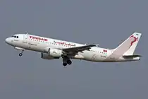 Tunis Air, TS-IMS, Airbus A320-214, msn: 4689,  Dougga ,  70 Year  Sticker, 09.März 2024, GVA Genève, Switzerland.