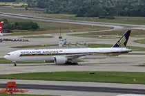 Singapore Airlines, 9V-SWU, Boeing B777-312ER, msn: 42235/1124, 16.Juni 2024, ZRH Zürich, Switzerland.