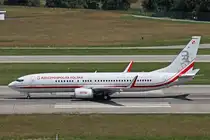 Polish Government, 0110, Boeing B737-86X, msn: 61358/6370, 16.Juni 2023, ZRH Zürich, Switzerland.