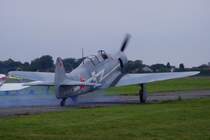 Yak-11 beim Motor starten. 21.07.07