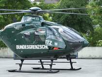 EC-135  D-HVBR  der Bundespolizei in  Bundesgrenzschutz -Lackierung.
Aufgenommen am 12.6.2005.