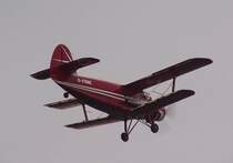 Die D-FONE �berfliegt den Flugplatz Krefeld Egelsberg am 01.09.2007