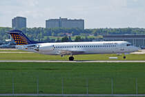 D-AFKE Contact Air Fokker F-100, 23.05.2010 Stuttgart/Germany - EDDS/STR