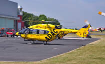 EC-145 (Bk 117C-2) D-HLRG ADAC vor der ADAC-Halle in Bonn-Hangelar - 25.06.2010